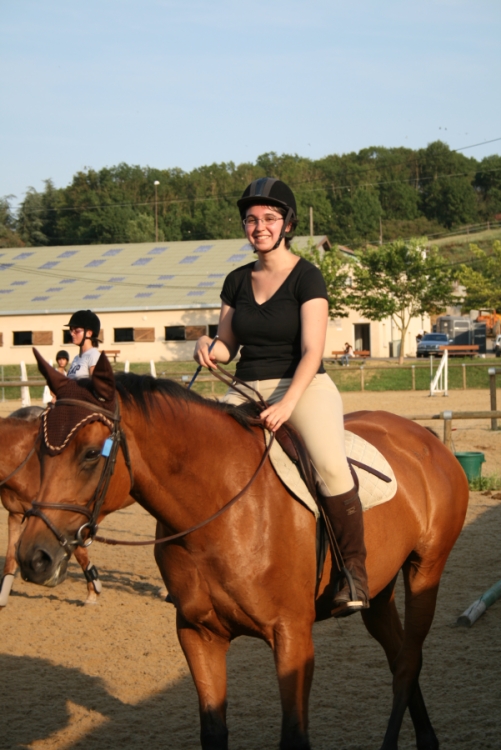 The horsewoman