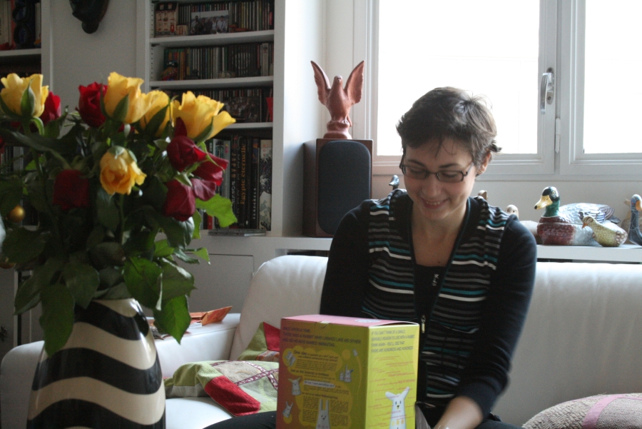 Carine meets Nabaztag Tag