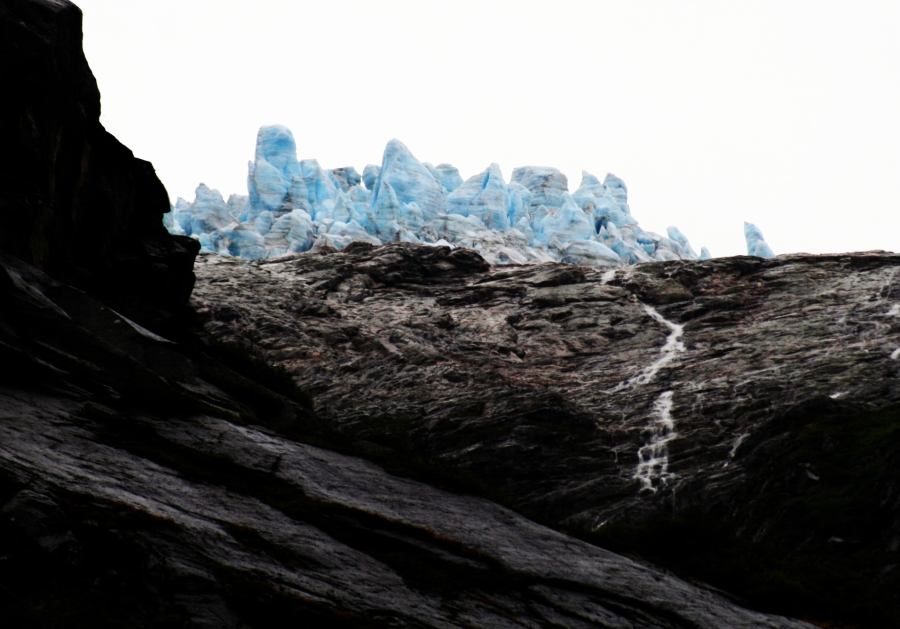 Behind Blue Ice