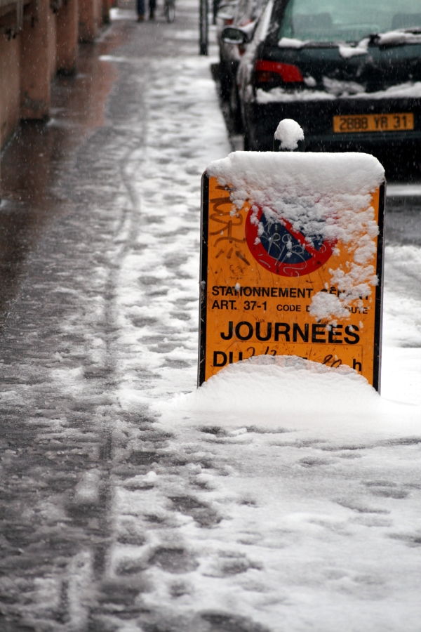 Snow on the Sidewalks