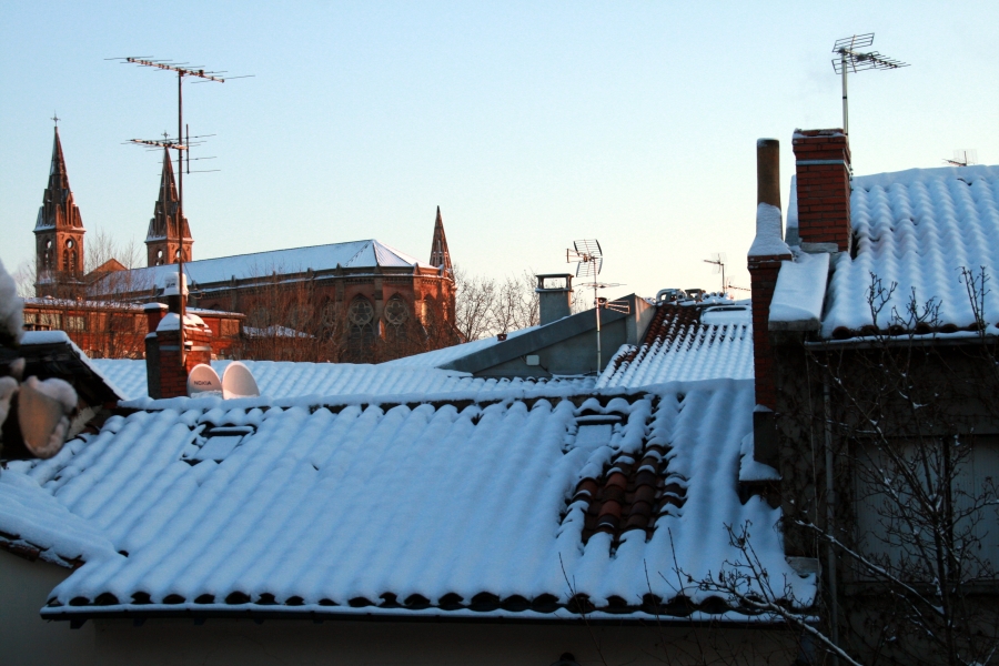 Snow-capped Roofs