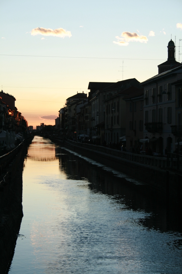 Sunset on a Channel
